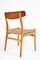 Danish CH23 Beech Teak Dining Chairs by Hans Wegner for Carl Hansen & Søn, 1950s, Set of 8, Image 4