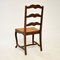 Antique French Oak Provincial Dining Chairs, Set of 4, Image 6