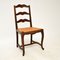Antique French Oak Provincial Dining Chairs, Set of 4 3