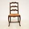 Antique French Oak Provincial Dining Chairs, Set of 4 4