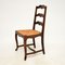 Antique French Oak Provincial Dining Chairs, Set of 4, Image 5