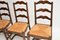 Antique French Oak Provincial Dining Chairs, Set of 4 8