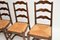 Antique French Oak Provincial Dining Chairs, Set of 4, Image 8