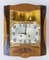 Art Deco Walnut Wall Clock, French, 1950 1