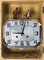 Art Deco Walnuss Wanduhr, Frankreich, 1950 4