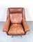 Danish Leather Lounge Chair, 1960s 1