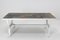 Mid-Century French Wrought Iron & Slate Top Coffee Table 1
