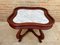 Mid-20th Century Side Table in Wood & Marble Top, 1960s 2