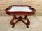 Mid-20th Century Side Table in Wood & Marble Top, 1960s, Image 1