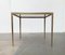 Mid-Century German Hollywood Regency Style Brass Glass Side Couch Table from Vereinigte Werkstätten, 1960s 3