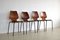 Industrielle dänische Vintage Stühle aus Schichtholz, 4er Set 8