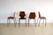 Industrielle dänische Vintage Stühle aus Schichtholz, 4er Set 2