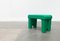 Postmodern Plastic Faux Wood Stool, Image 22