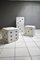 Large Vintage Dice in White Wood, Set of 4, Image 6