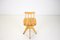 Mid-Century Wood Revolving Chair, Czechoslovakia, 1970s, Image 5