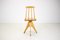 Mid-Century Wood Revolving Chair, Czechoslovakia, 1970s, Image 6