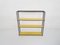 Black and Yellow Metal Room Divider or Bookcase by Tjerk Reijenga for Pilastro, the Netherlands 1960s 4