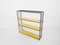 Black and Yellow Metal Room Divider or Bookcase by Tjerk Reijenga for Pilastro, the Netherlands 1960s 1