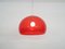 Grande Lampe à Suspension en Plastique Rouge par Ferruccio Laviani pour Kartell, Italie 4