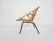 Rattan & Metal Lounge Chair from Rohe Noordwolde, The Netherlands, 1950s, Image 4