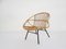 Rattan & Metal Lounge Chair from Rohe Noordwolde, The Netherlands, 1950s 2