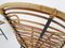 Rattan & Metal Lounge Chair from Rohe Noordwolde, The Netherlands, 1950s, Set of 2, Image 6