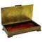 Swedish Brass and Wood Casket Box from Ystad Metall, 1940s 7
