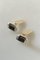 Sterling Silver No 202 Cufflinks with Black Onyx from Georg Jensen, Set of 2 2