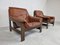 Vintage Leather Lounge Chairs, 1970s, Set of 2, Image 3