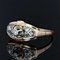 French Art Deco Diamond Ring in 18 Karat Yellow Gold, 1930s, Image 4