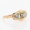 Französischer Art Deco Diamant Ring aus 18 Karat Gelbgold, 1930er 8