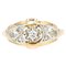 French Art Deco Diamond Ring in 18 Karat Yellow Gold, 1930s, Image 1