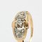 French Art Deco Diamond Ring in 18 Karat Yellow Gold, 1930s 7