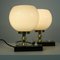 Mid-Century Swedish Marble, Opaline & Brass Table Lamps, 1940s, Set of 2 13