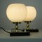 Mid-Century Swedish Marble, Opaline & Brass Table Lamps, 1940s, Set of 2, Image 13