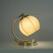 Deutsche Bauhaus Art Deco Tischlampe aus Messing & Opalglas, 1930er 7