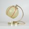 German Bauhaus Art Deco Brass and Opaline Table Lamp, 1930s, Image 6