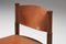 Italian Walnut & Leather Dining Chair, Image 10