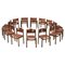 Italian Walnut & Leather Dining Chair 9