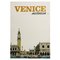 Affiche Venice Travel Airline de Amilcare Pizzi, Italie, 1960s 1