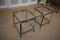 Metal & Glass Low Tables, 1960s, Set of 2 8