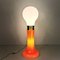 White and Orange Glass Lamp by Birille Nason for Mazzega, 1970s 2