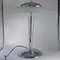 Lampe de Bureau Vintage avec Abat-Jour en Verre et Structure en Chrome 4