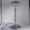 Vintage Table Lamp with Glass Shade and Chrome Structure 4