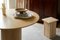 Ashby Round Dining/Hall Table Handcrafted in Honed Travertine by Kevin Frankental for Lemon 3