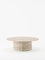 Ashby Coffee Table Handcrafted in Honed Travertine by Kevin Frankental for Lemon 1