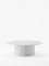 Mesa de centro Ashby hecha a mano de Bianco Carrara mate de Kevin Frankental para Lemon, Imagen 1