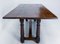 Spanish Oak Folding Dining or Console Table, 1960s, Image 6