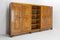 Large French Oak Double Armoire and Bookcase, 1940s, Image 5
