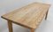 Mid-Century French Provincial Refectory Table in Oak and Pine Serving Dining Table, Image 5